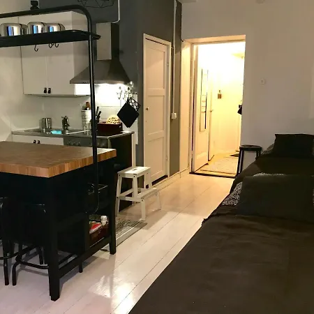 Rustic Black And White Apartment Helsinki